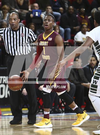 Thumbnail 3 in Westbury vs Mt. Vernon (NYSPHSAA Class AA Semifinal) photogallery.