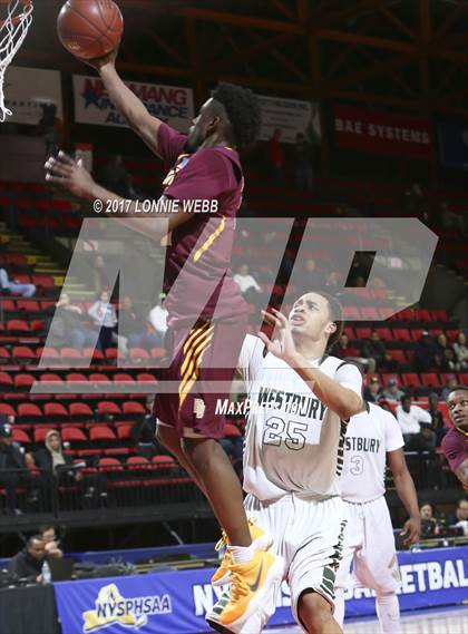Thumbnail 3 in Westbury vs Mt. Vernon (NYSPHSAA Class AA Semifinal) photogallery.
