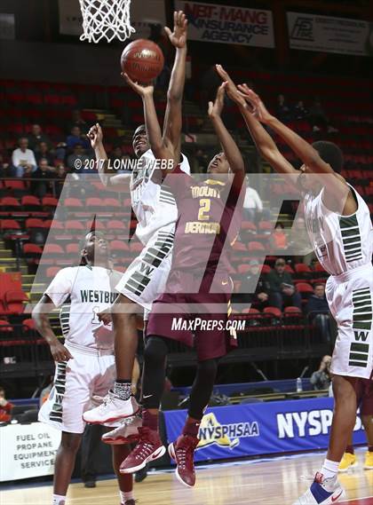 Thumbnail 1 in Westbury vs Mt. Vernon (NYSPHSAA Class AA Semifinal) photogallery.