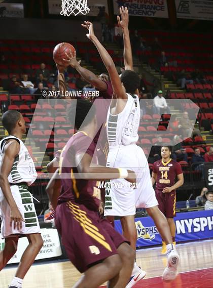 Thumbnail 1 in Westbury vs Mt. Vernon (NYSPHSAA Class AA Semifinal) photogallery.
