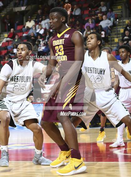 Thumbnail 2 in Westbury vs Mt. Vernon (NYSPHSAA Class AA Semifinal) photogallery.