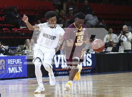 Thumbnail 3 in Westbury vs Mt. Vernon (NYSPHSAA Class AA Semifinal) photogallery.