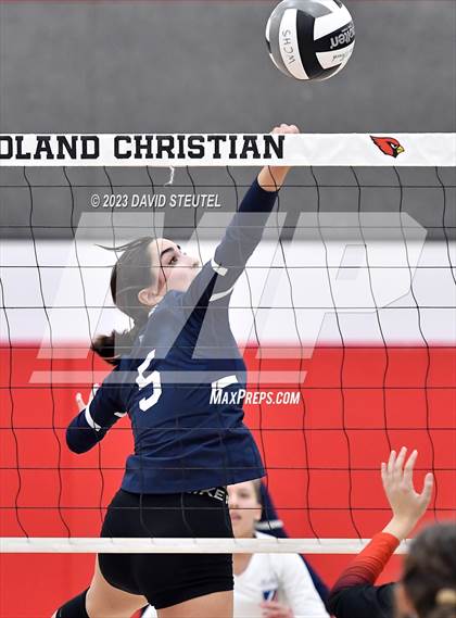 Thumbnail 2 in John Adams Academy @ Woodland Christian (CIF SJS D5 Playoff) photogallery.