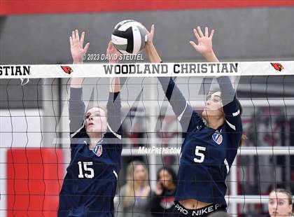 Thumbnail 2 in John Adams Academy @ Woodland Christian (CIF SJS D5 Playoff) photogallery.