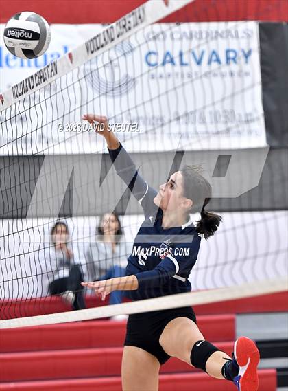 Thumbnail 2 in John Adams Academy @ Woodland Christian (CIF SJS D5 Playoff) photogallery.