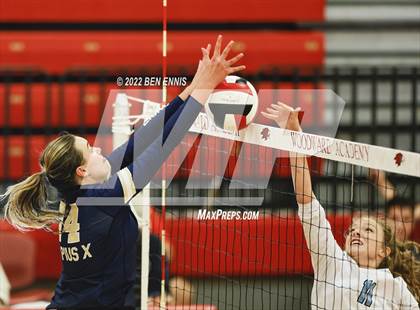 Thumbnail 2 in St. Pius X Catholic vs Starr's Mill (Tri-Match) photogallery.