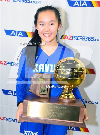 Thumbnail 3 in Xavier College Prep vs. Corona del Sol (AIA 6A Final Awards) photogallery.