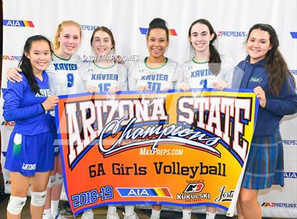 Thumbnail 3 in Xavier College Prep vs. Corona del Sol (AIA 6A Final Awards) photogallery.