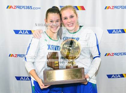 Thumbnail 2 in Xavier College Prep vs. Corona del Sol (AIA 6A Final Awards) photogallery.