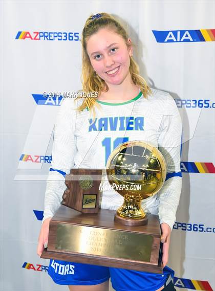 Thumbnail 3 in Xavier College Prep vs. Corona del Sol (AIA 6A Final Awards) photogallery.