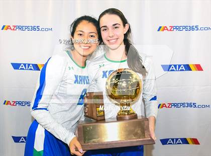 Thumbnail 3 in Xavier College Prep vs. Corona del Sol (AIA 6A Final Awards) photogallery.