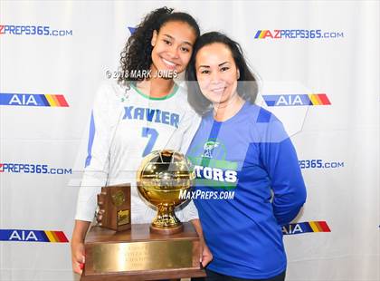 Thumbnail 2 in Xavier College Prep vs. Corona del Sol (AIA 6A Final Awards) photogallery.