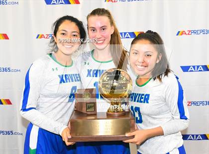 Thumbnail 1 in Xavier College Prep vs. Corona del Sol (AIA 6A Final Awards) photogallery.