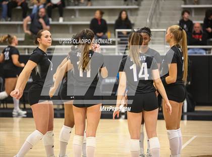 Thumbnail 3 in Plano East vs. Byron Nelson (UIL 6A Division I Volleyball Regional Finals) photogallery.