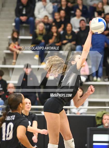 Thumbnail 3 in Plano East vs. Byron Nelson (UIL 6A Division I Volleyball Regional Finals) photogallery.
