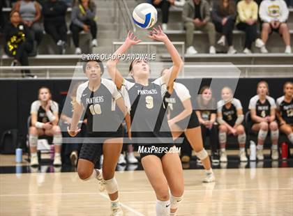 Thumbnail 2 in Plano East vs. Byron Nelson (UIL 6A Division I Volleyball Regional Finals) photogallery.