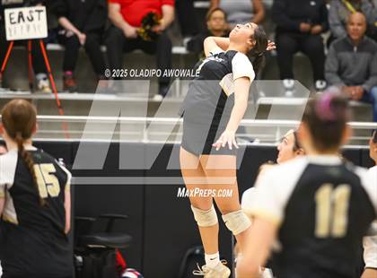 Thumbnail 3 in Plano East vs. Byron Nelson (UIL 6A Division I Volleyball Regional Finals) photogallery.