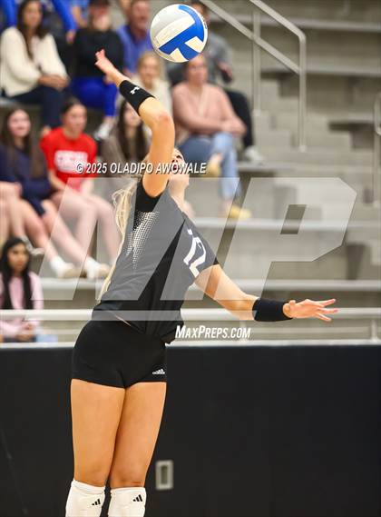 Thumbnail 3 in Plano East vs. Byron Nelson (UIL 6A Division I Volleyball Regional Finals) photogallery.
