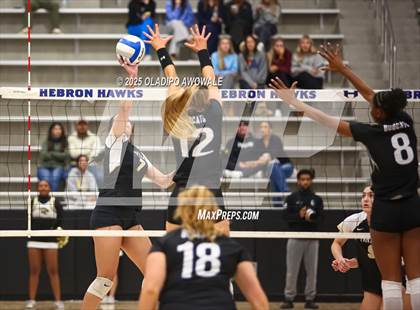 Thumbnail 1 in Plano East vs. Byron Nelson (UIL 6A Division I Volleyball Regional Finals) photogallery.