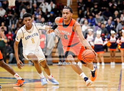 Thumbnail 3 in Whitney Young vs Simeon (IHSA 4A Super Sectional Semifinal) photogallery.