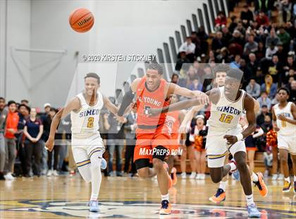 Thumbnail 3 in Whitney Young vs Simeon (IHSA 4A Super Sectional Semifinal) photogallery.