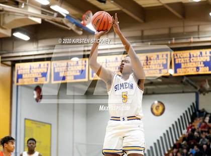 Thumbnail 1 in Whitney Young vs Simeon (IHSA 4A Super Sectional Semifinal) photogallery.