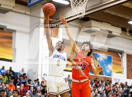 Thumbnail 3 in Whitney Young vs Simeon (IHSA 4A Super Sectional Semifinal) photogallery.