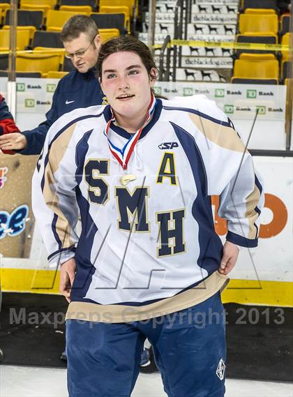 Thumbnail 1 in St. Mary's vs Arlington Catholic (MIAA Division 1 Final) photogallery.
