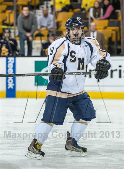 Thumbnail 1 in St. Mary's vs Arlington Catholic (MIAA Division 1 Final) photogallery.
