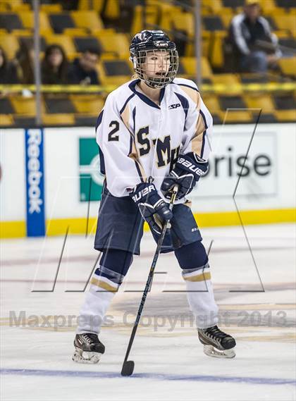 Thumbnail 2 in St. Mary's vs Arlington Catholic (MIAA Division 1 Final) photogallery.