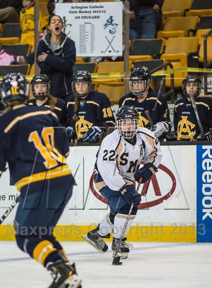 Thumbnail 3 in St. Mary's vs Arlington Catholic (MIAA Division 1 Final) photogallery.