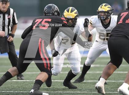 Thumbnail 1 in Del Oro vs  Grace Brethren (CIF State D2-AA Final) photogallery.