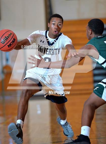 Thumbnail 2 in University vs Flagler Palm Coast (DeLand Holiday Tournament) photogallery.