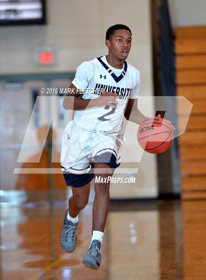 Thumbnail 1 in University vs Flagler Palm Coast (DeLand Holiday Tournament) photogallery.