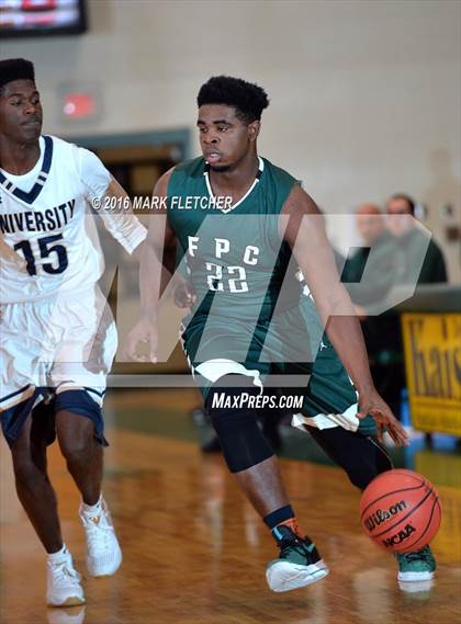Thumbnail 1 in University vs Flagler Palm Coast (DeLand Holiday Tournament) photogallery.