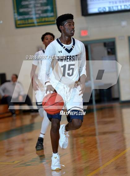 Thumbnail 2 in University vs Flagler Palm Coast (DeLand Holiday Tournament) photogallery.