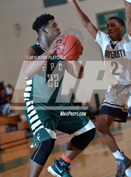 Thumbnail 2 in University vs Flagler Palm Coast (DeLand Holiday Tournament) photogallery.