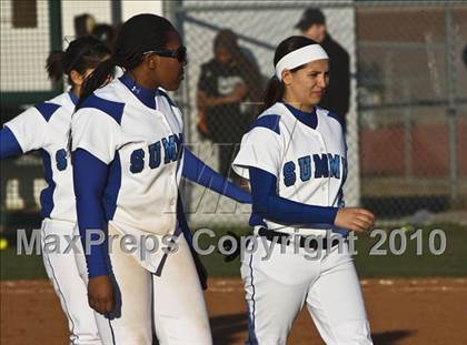Thumbnail 1 in Summit vs. Midlothian (Mansfield Varsity Softball Tournament) photogallery.