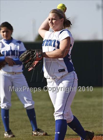 Thumbnail 1 in Summit vs. Midlothian (Mansfield Varsity Softball Tournament) photogallery.