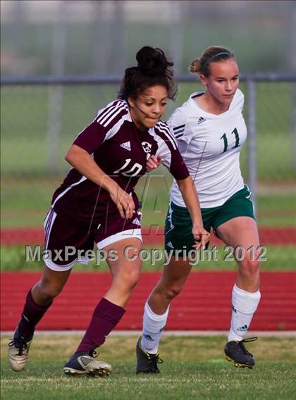 Thumbnail 3 in Santa Fe vs. George Ranch (Pearland Soccer Classic) photogallery.