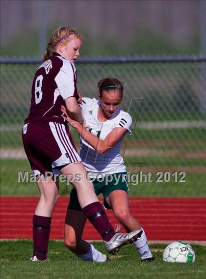 Thumbnail 3 in Santa Fe vs. George Ranch (Pearland Soccer Classic) photogallery.