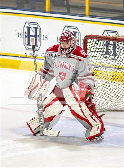 Thumbnail 3 in St. Andrews College vs Nichols (True Hockey Prep Cup) photogallery.