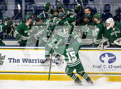 Thumbnail 3 in St. Andrews College vs Nichols (True Hockey Prep Cup) photogallery.