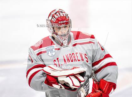 Thumbnail 1 in St. Andrews College vs Nichols (True Hockey Prep Cup) photogallery.