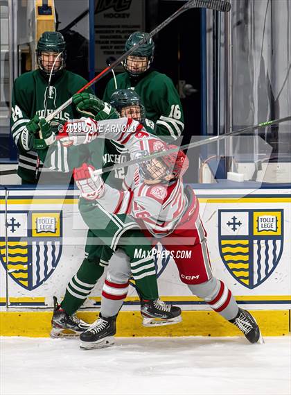 Thumbnail 2 in St. Andrews College vs Nichols (True Hockey Prep Cup) photogallery.