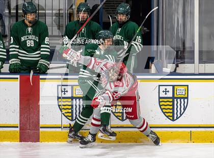 Thumbnail 3 in St. Andrews College vs Nichols (True Hockey Prep Cup) photogallery.