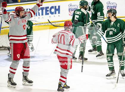 Thumbnail 1 in St. Andrews College vs Nichols (True Hockey Prep Cup) photogallery.