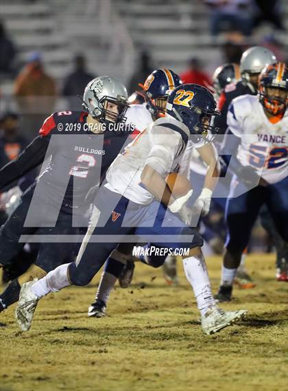 Thumbnail 1 in Zebulon B. Vance @ David W. Butler (NCHSAA 4AA 1st Round Playoff) photogallery.