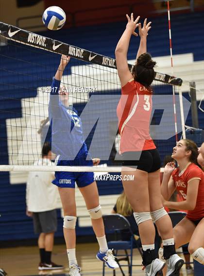 Thumbnail 2 in Cathedral Catholic vs. Xavier College Prep (Durango Fall Classic) photogallery.