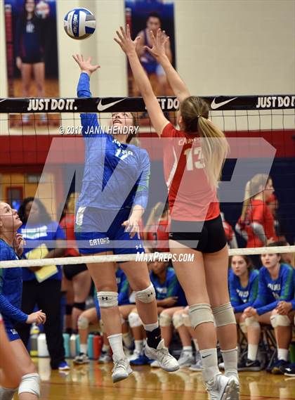 Thumbnail 3 in Cathedral Catholic vs. Xavier College Prep (Durango Fall Classic) photogallery.